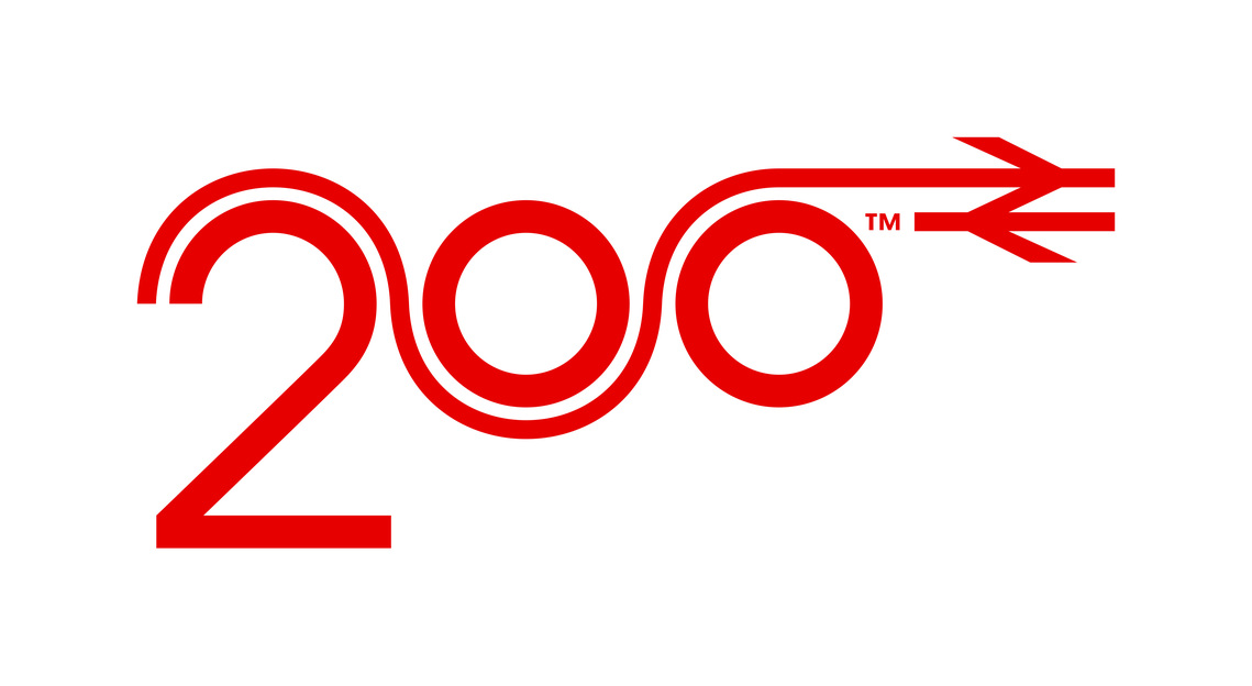 Railway 200 logo